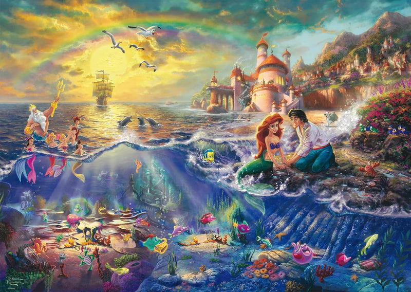 Thomas Kinkade The Little Mermaid 1000 Piece Jigsaw