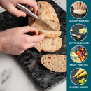Homiu Black Marble Chopping Board - 40 x 30 x 1.5cm