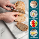Homiu White Marble Chopping Board - 40 x 30 x 1.5cm