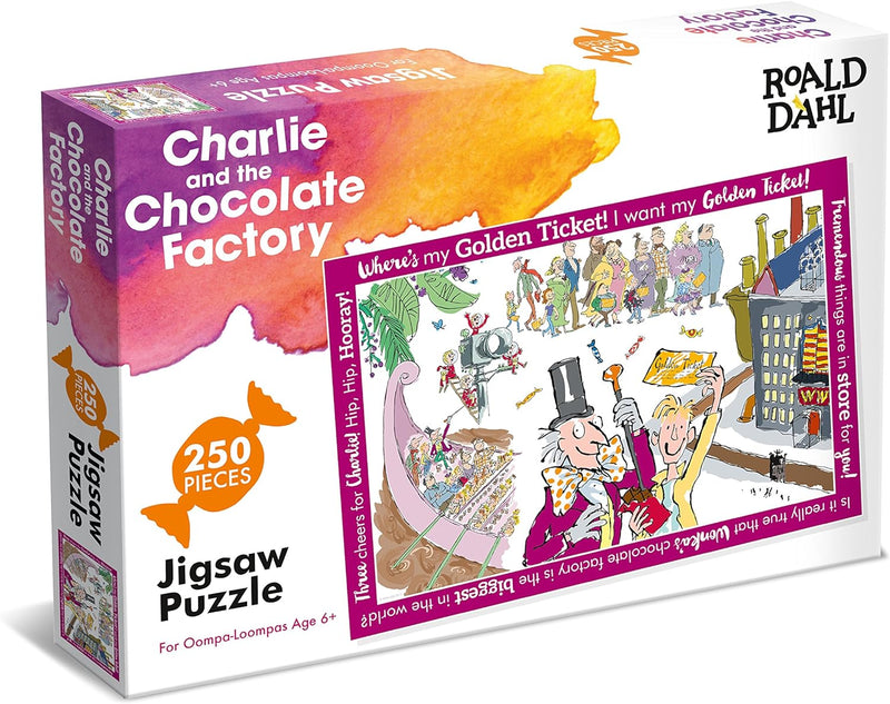Roald Dahl Charlie and the Chocolate Factory 250 Piece Jigsaw Puzzle