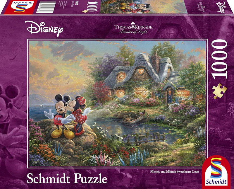 Thomas Kinkade Mickey and Minnie 1000 Piece Puzzle