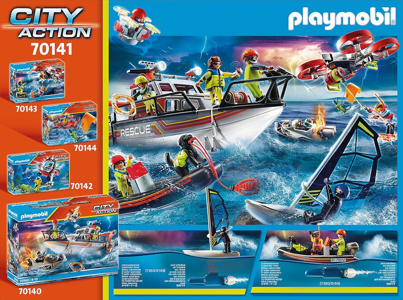 Playmobil City Action 70141 Sea Rescue: Water Rescue with Dog