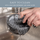 Homiu Marble Pestle and Mortar Set – 15cm Black Natural Stone Grinder