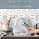 Homiu White Marble Chopping Board – 40x30cm Heat-Resistant