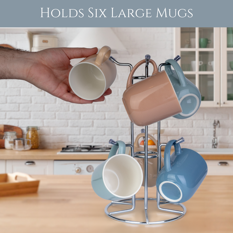 Mug Tree Silver - for 6 Cups