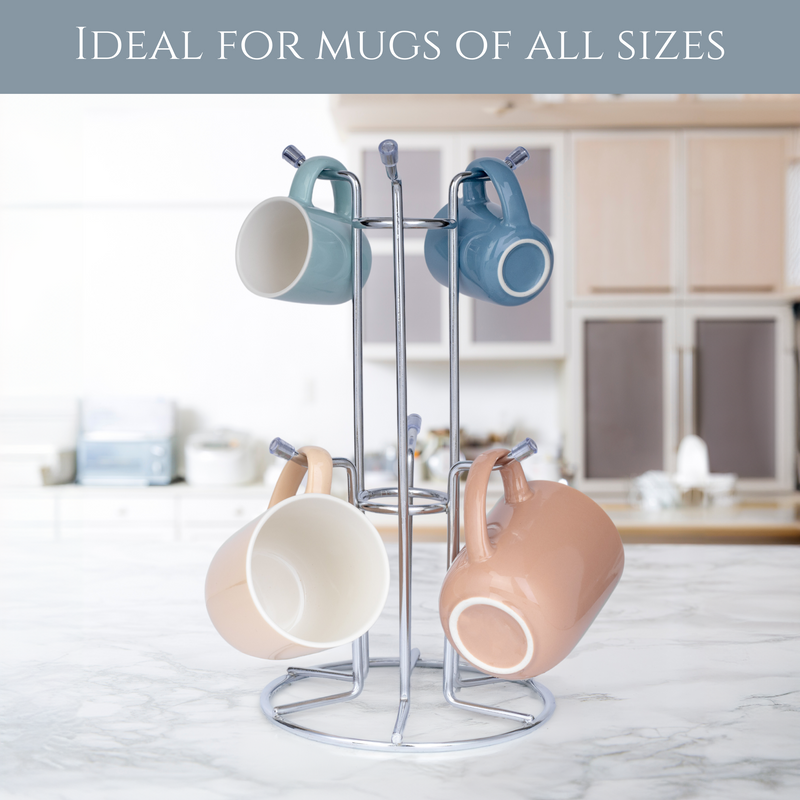 Mug Tree Silver - for 6 Cups