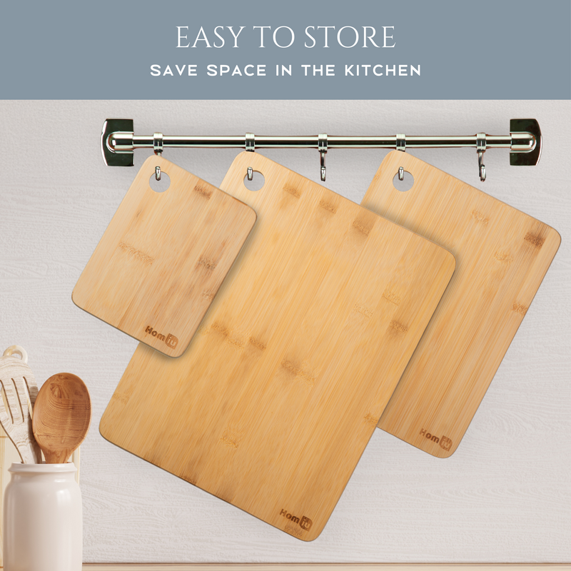 Set of 3 Bamboo Chopping Boards