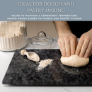 Homiu Black Marble Chopping Board, Size 40 x 30 x 1.5cm, Heat Resistant Worktop Protector for Kitchen