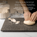 Homiu Natural Granite Chopping Board – Heat Resistant Worktop Protector (40x30x1.5 cm)