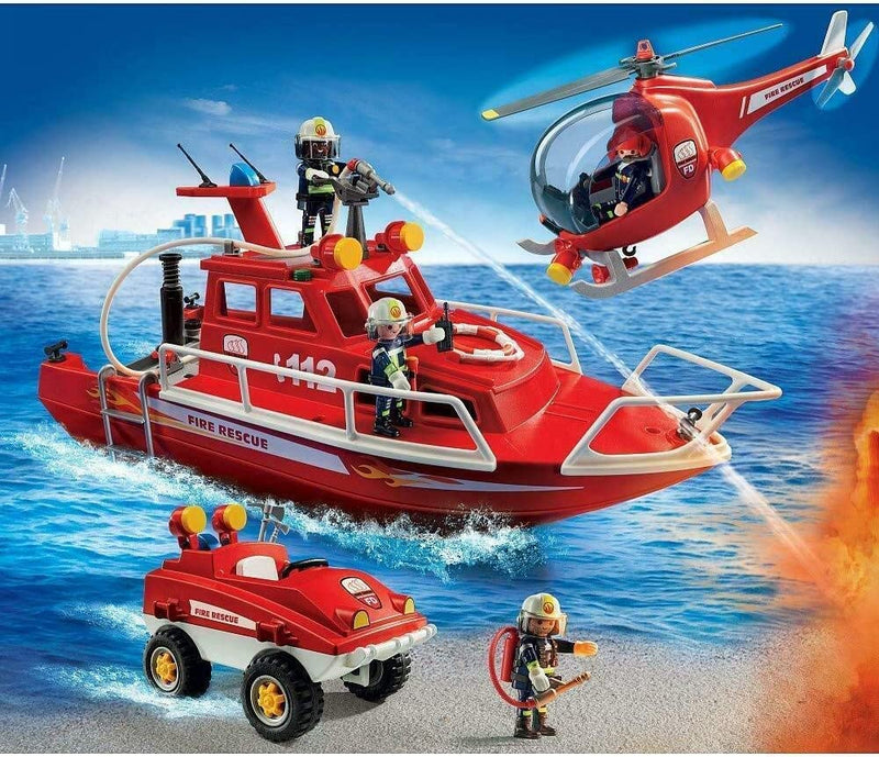 Playmobil 9503 Fire Brigade Set with Underwater Motor