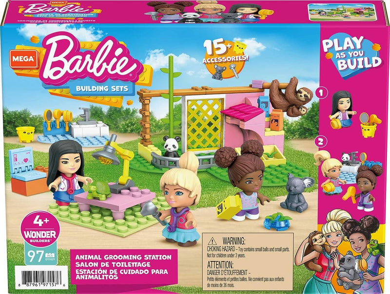 Mega Construx Barbie Animal Grooming Station