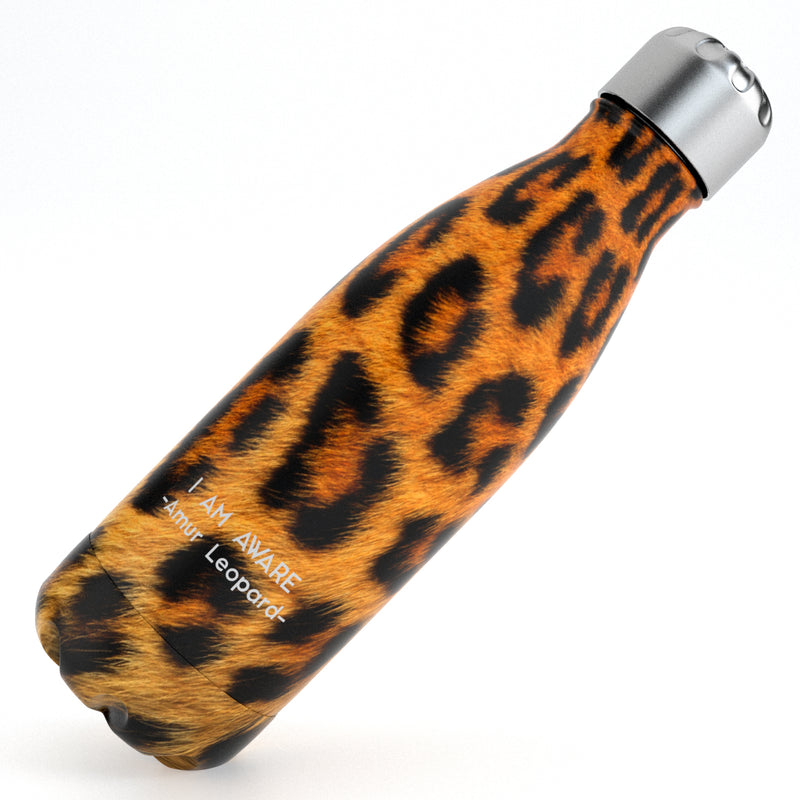 Tadge Goods Water Bottle, Insulated Stainless Steel, Endangered Species Edition