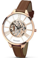 SEKONDA Womens Analogue Classic Quartz Watch with PU Strap