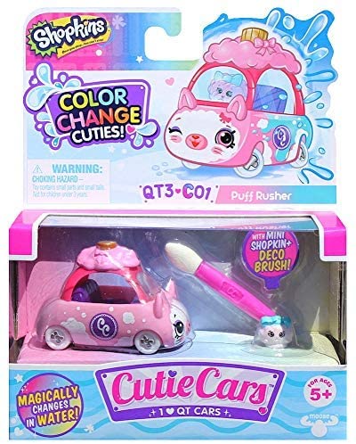 Shopkins Puff Rusher Colour Change Die Cast Cutie Children's Toy Car Vehicle