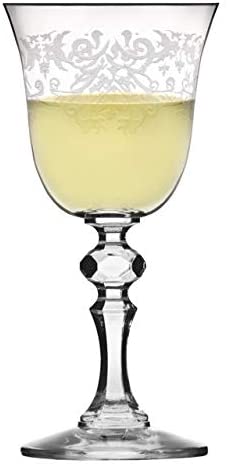 Krosno White wine glass | Krista Collection Deco | Set of 6
