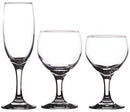 Pasabache 18 Piece Drinking Glassware Set Footed Wine Glass Set Red, White & Champagne Glasses Set