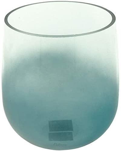 Yankee Candle Home Accents Candle Holder, Glass, Blue, 15.9 cm