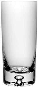 KROSNO BUBBLE BASE HI BALL TUMBLERS | 300 ML | Crystal drinking glasses | Set of 6