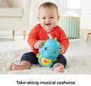 Fisher Price 3-in-1 Soothe and Play Seahorse Mobile, Baby Cot Mobile with Music and Sounds