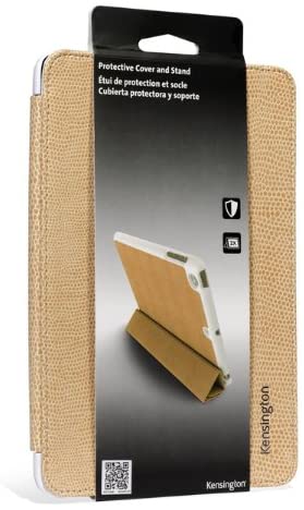 Kensington Leather Effect Protective Cover with Stand for iPad Mini - Tan