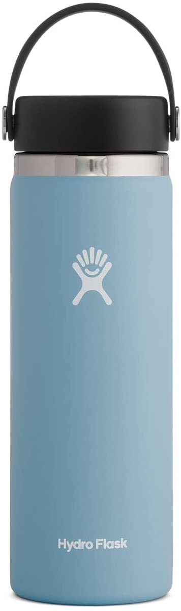 Hydro Flask Wide Mouth 20oz, Rain Blue