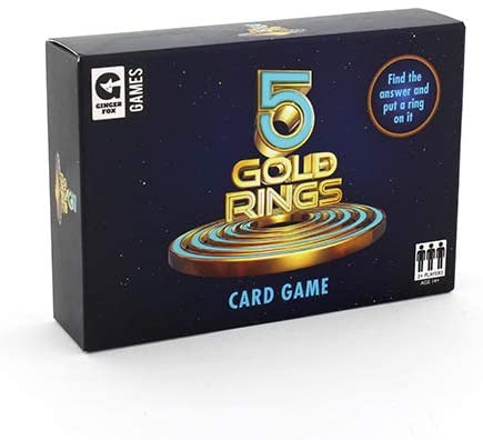 Ginger Fox 5 Gold Rings TV Show Quiz Card Game