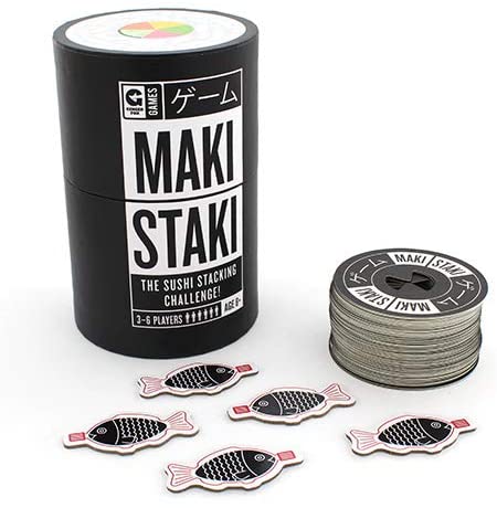 Ginger Fox Maki Staki Sushi Themed Card Game - Up To 6 Players