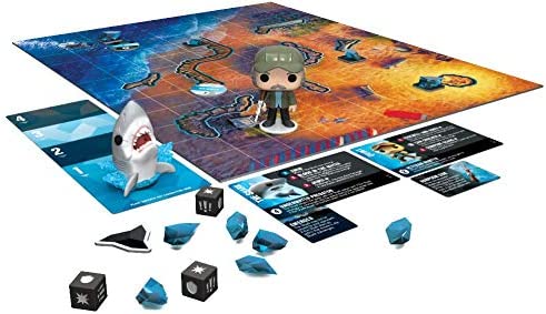 Funkoverse: Jaws (2 Pack Exclusive Funko POP! Figures) Light Strategy Board Game For Children And Adults (Ages 10+) Ideal for 2 Players - Funko 46069