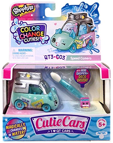 Shopkins Cutie Cars Series 3 Color Change Cuties QT3-C03 Speed Camera