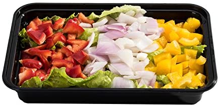Compartment Lunch Boxes 10 Pack of 1 Section BPA-Free Meal Prep Containers for Healthy Eating, Microwavable Dishwasher Safe Reusable