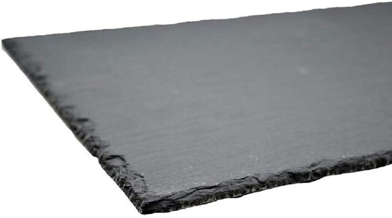 Homiu Slate Coasters or Place-mats Black Tableware 4 Pack Size 30 x 20 Centimetres (Placemats)