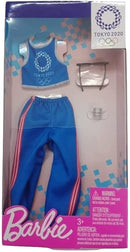 Barbie Clothes: Outfit Inspired by Olympic Games Tokyo 2020 Doll, Tank Top and Athleisure Pants with Sunglasses and Bangle