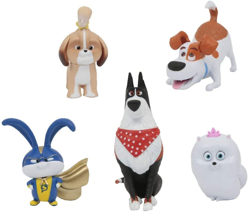 Mascotas 2 ECE03000 Secret Life of Pets 2 Blister Pack of 5 Jointed Figures