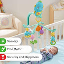 Fisher Price 3-in-1 Soothe and Play Seahorse Mobile, Baby Cot Mobile with Music and Sounds