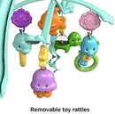 Fisher Price 3-in-1 Soothe and Play Seahorse Mobile, Baby Cot Mobile with Music and Sounds