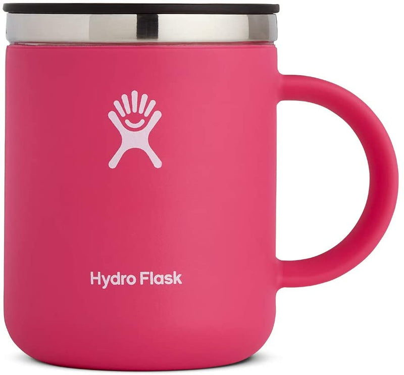 Hydro Flask Travel Coffee Mug 354 ml (12 oz), Stainless Steel & Vacuum Insulated with Press-In Lid, Watermelon