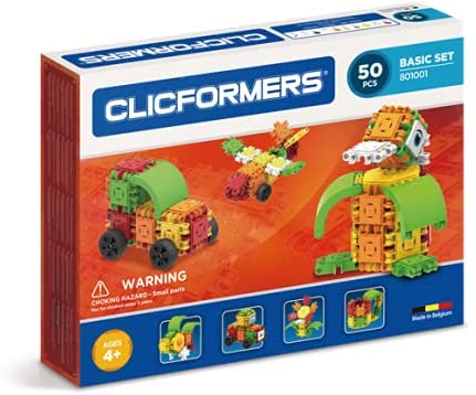 Clicfomers construction toys  building blocks basic set 50 pieces