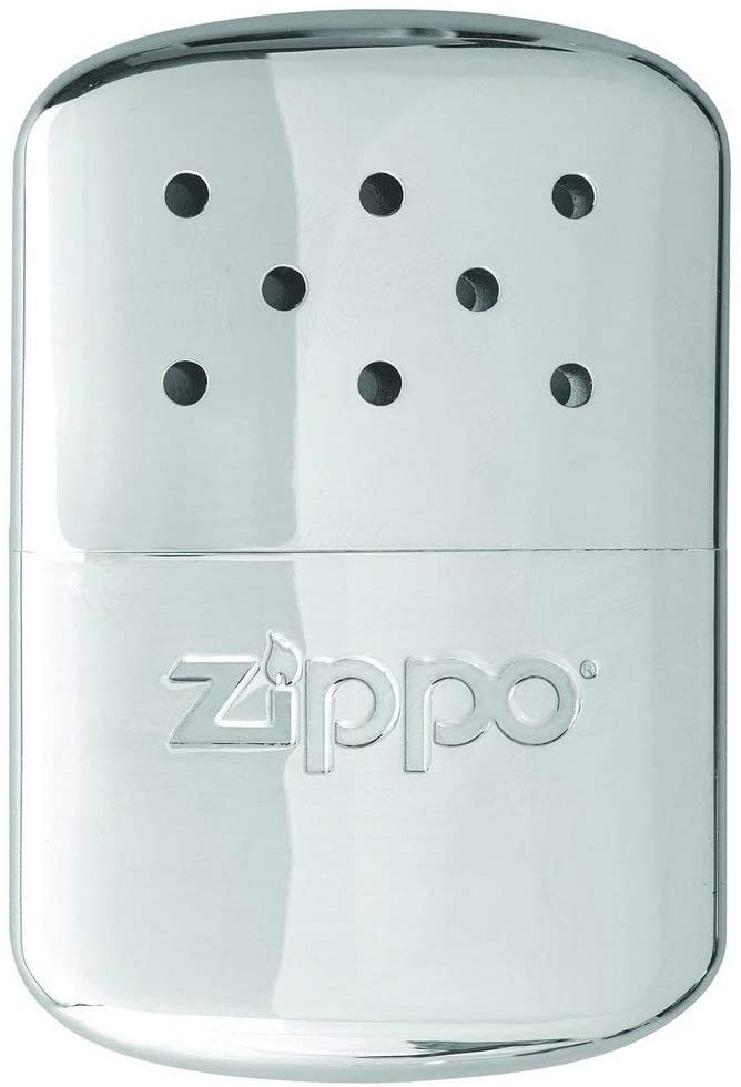 Zippo 12 Hour Refillable Hand Warmer | Portable, Refillable, Odorless | Works with Zippo Lighter Fluid | Includes easy fill technology, 2.5X more heat than disposables | Perfect for Camping, Fishing