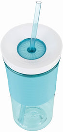 Contigo Unisex Adult Drinking Cup Shake & Go Autoclose Plastic Cup with drinking straw lid, 530 ml