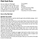 Ginger Fox Maki Staki Sushi Themed Card Game - Up To 6 Players