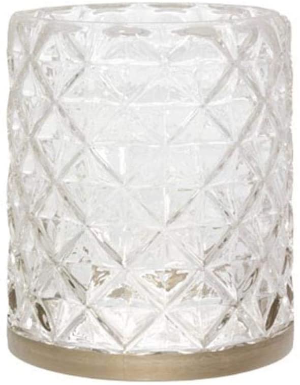 Yankee Candle Langham Candle Holder, Glass, Transparent, One Size