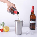 Homiu Stainless Steel Metal Tumbler Cup 500 ML Reusable BPA Free Mug 4 Pack for Camping, Hiking, Outdoor, Indoor Activities, Kids