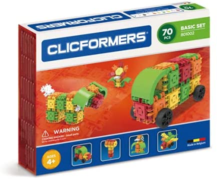 Clicfomers construction toys, building blocks basic set 70 pieces