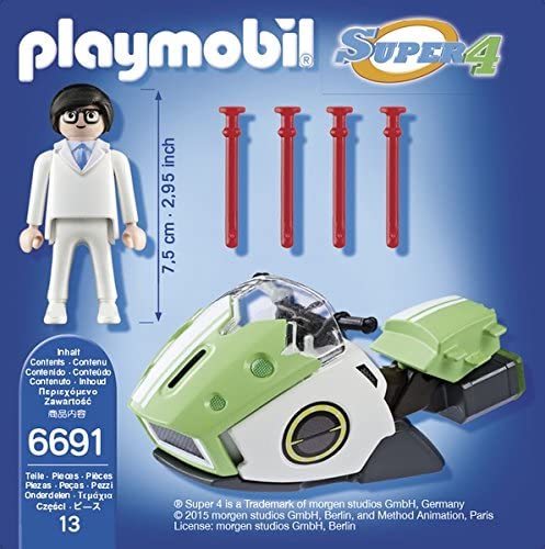 Playmobil Super 4 Technopolis Chameleon Jet