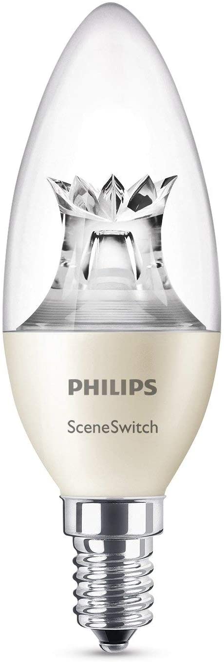 Philips Scene Switch LED E14 Edison Screw Candle Light Bulb