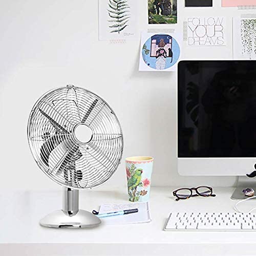 Dealberry 12" Metal Office or Home Table Fan