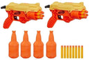 Nerf Alpha Strike Set 26-Piece Cobra RC-6 Dual Targeting Set - Includes 2 Toy Blasters, 4 Half-Targets, and 20 Nerf Elite Darts
