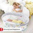Fisher-Price GBR67 Stow and Go, Portable Bassinet with Calming Vibrations, Suitable From Birth for New-borns