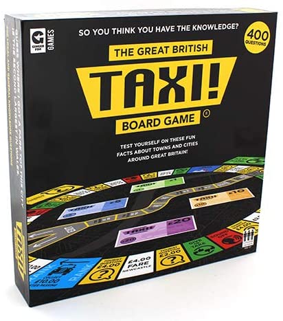 Ginger Fox Great British Taxi General Knowledge Board Game, For The Whole Family