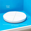 Youcopia Crazy Susan Turntable with Slide Out Shelves, White 16in